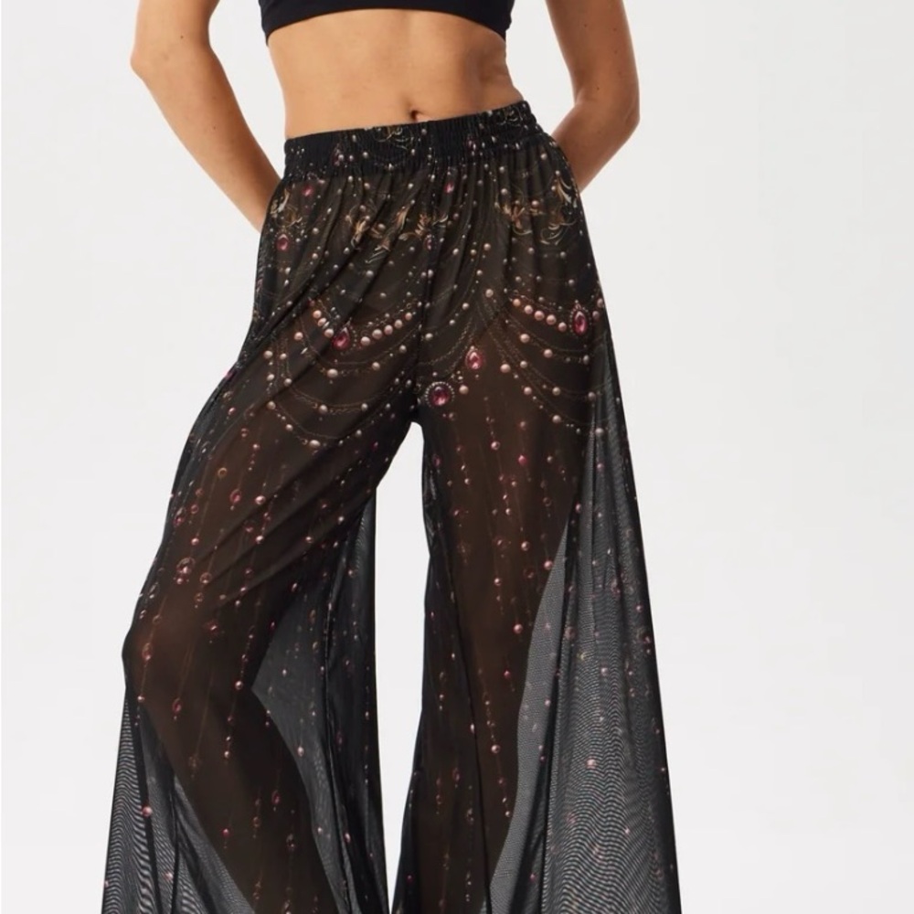 Le Bijou Tattoo Palazzo Pants - Style, Comfort, and Sun Protection